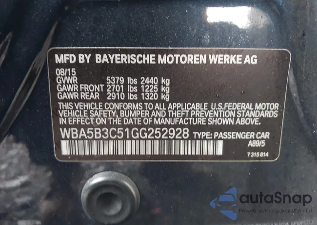 WBA5B3C51GG252928: 44373860