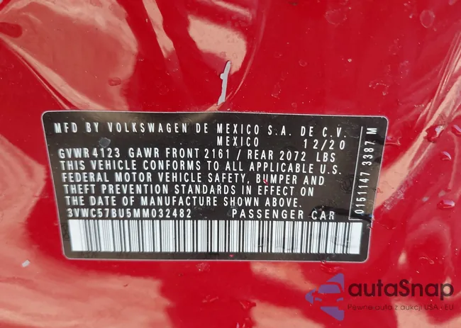 3VWC57BU5MM032482: 44373875