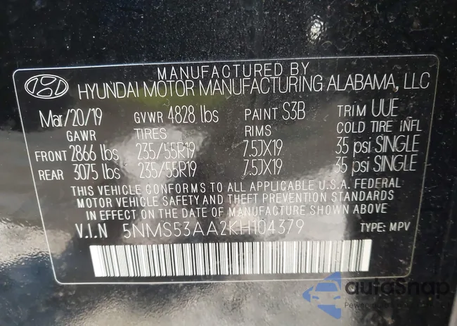 5NMS53AA2KH104379: 44373896