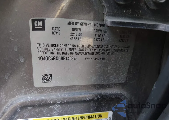 1G4GC5GD5BF140875: 44373902