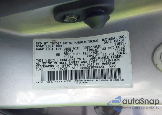 5TDBT44A01S030320: 44373904