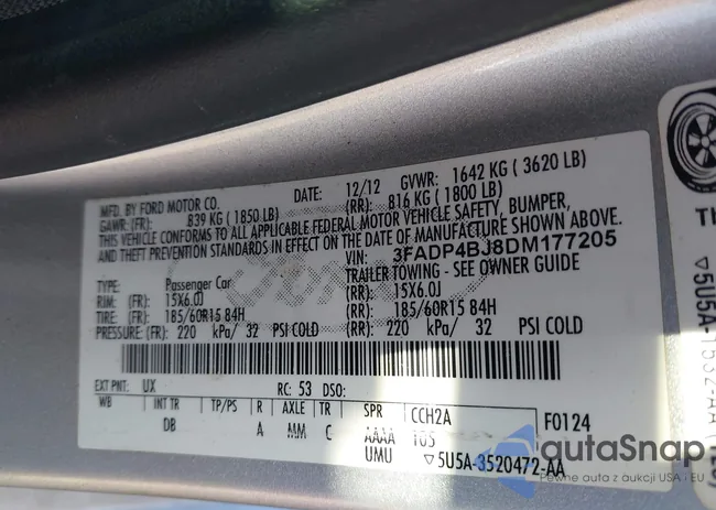 3FADP4BJ8DM177205: 44375175