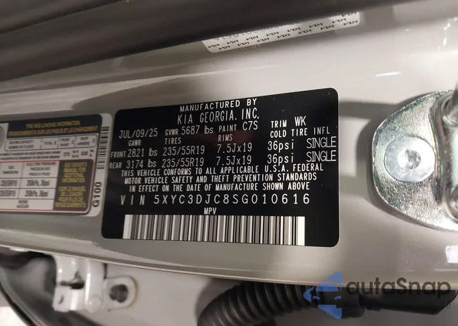 5XYC3DJC8SG010616: 44375287