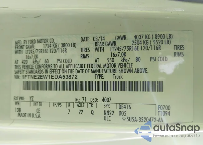 1FTNE2EW1EDA53872: 44375330