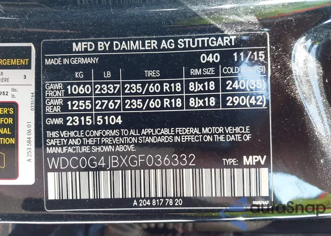 WDC0G4JBXGF036332: 44375395