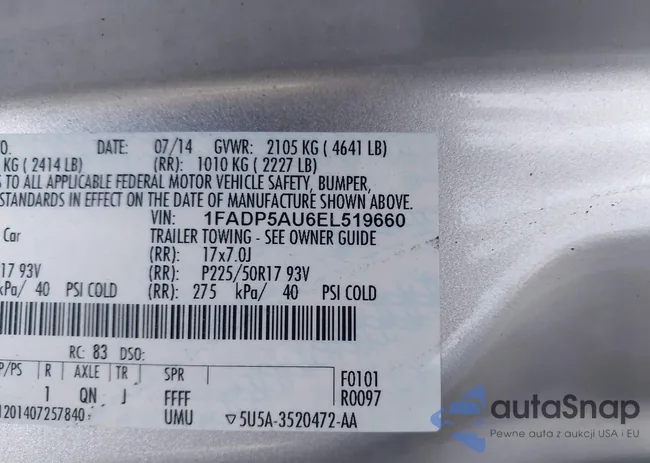 1FADP5AU6EL519660: 44374601