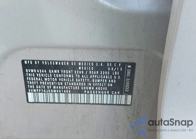 3VWPP7AJ5DM691486: 44374635