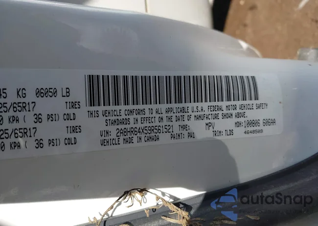 2A8HR64X59R561521: 44374673