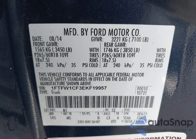 1FTFW1CF3EKF19957: 44374680