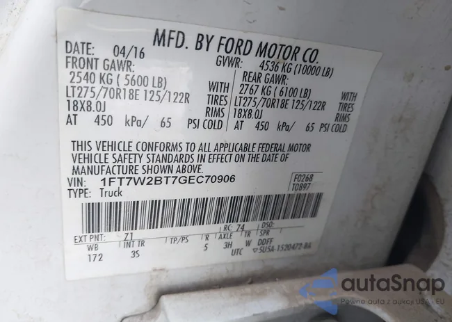 1FT7W2BT7GEC70906: 44374715