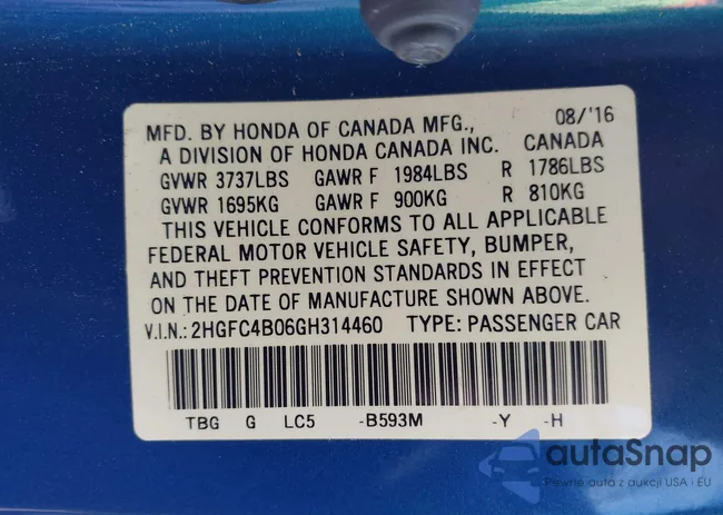 2HGFC4B06GH314460: 44374801