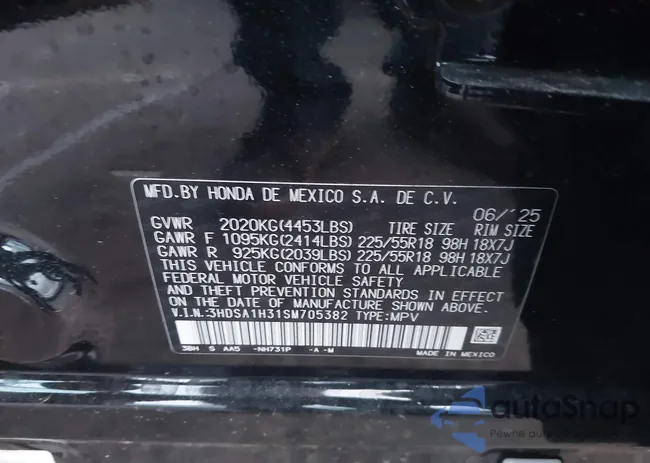 3HDSA1H31SM705382: 44374829