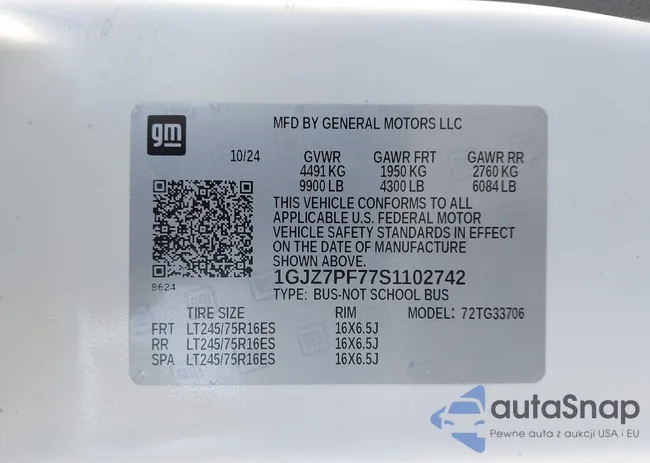 1GJZ7PF77S1102742: 44374862