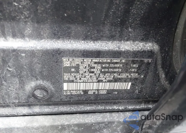 2T3DWRFV3LW063892: 44376031