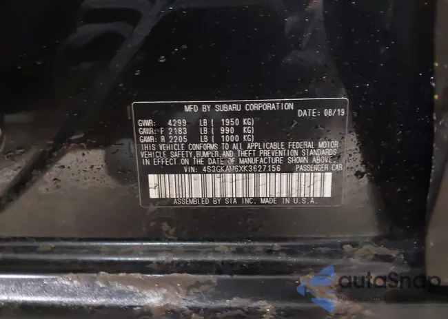 4S3GKAM6XK3627156: 44376297