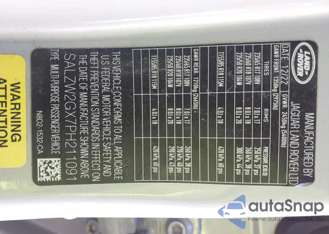 SALZW2GX7PH211091: 44376301