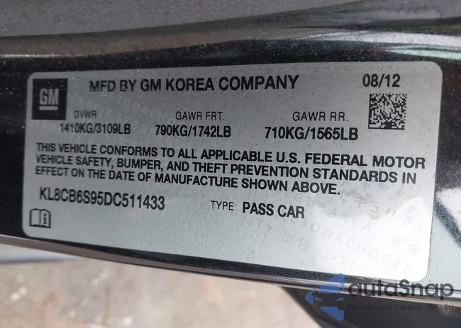 KL8CB6S95DC511433: 44376353