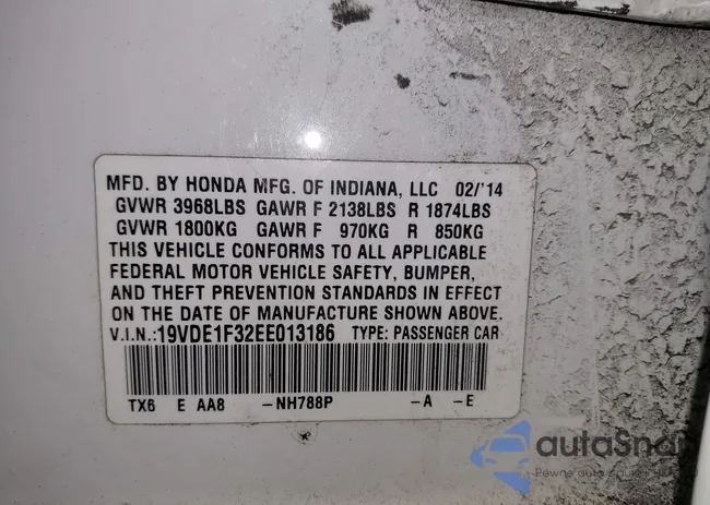 19VDE1F32EE013186: 44376381