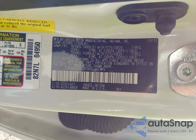 5TDDW5G16CS059602: 44376389