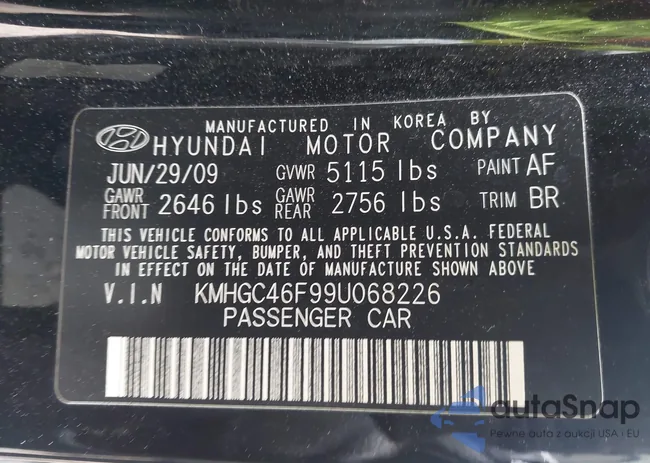 KMHGC46F99U068226: 44376414