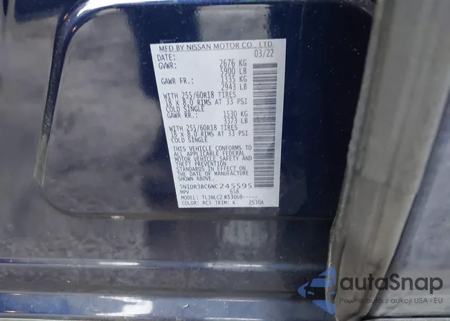 5N1DR3BC6NC245595: 44376481