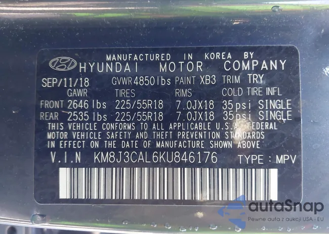 KM8J3CAL6KU846176: 44375541