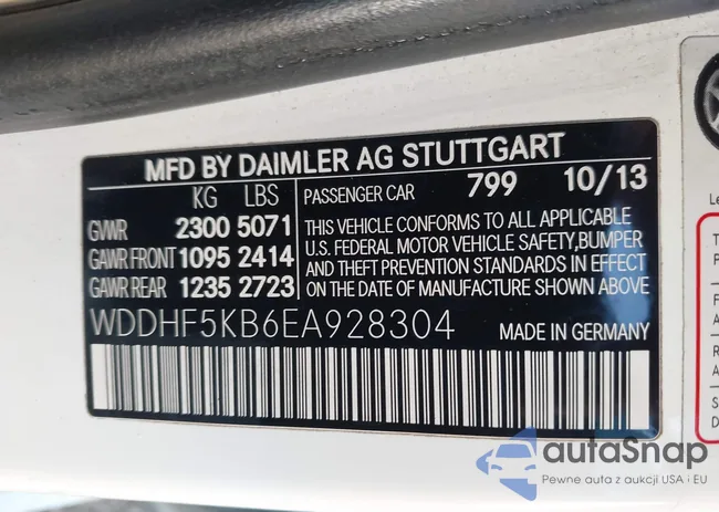 WDDHF5KB6EA928304: 44375638