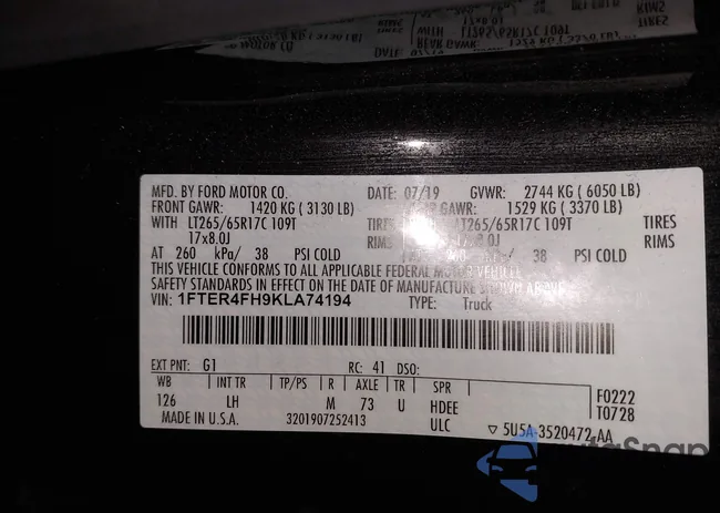 1FTER4FH9KLA74194: 44375671