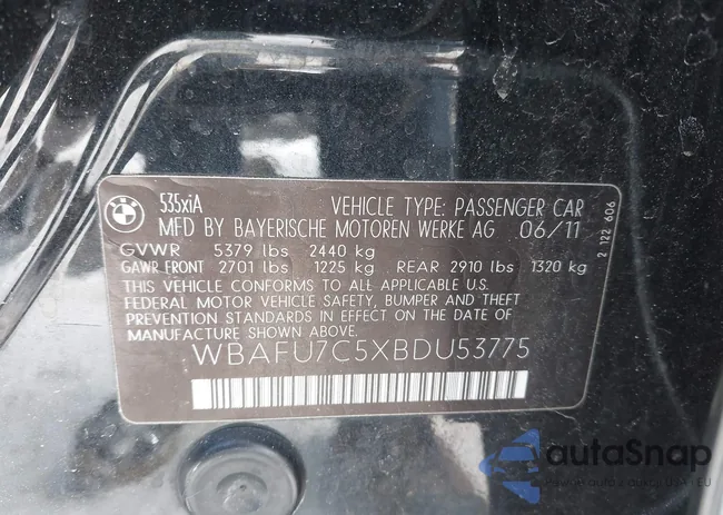 WBAFU7C5XBDU53775: 44376933