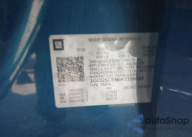 1GCGSCEN6K1105010: 44377173