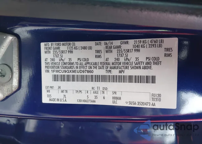 1FMCU9GX9EUD97860: 44377420