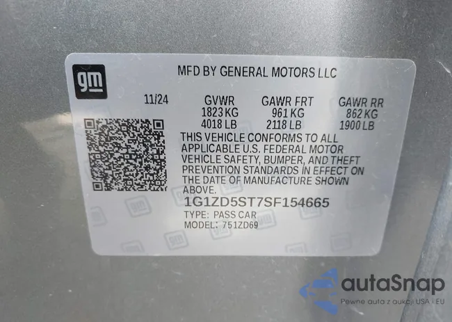 1G1ZD5ST7SF154665: 44376515