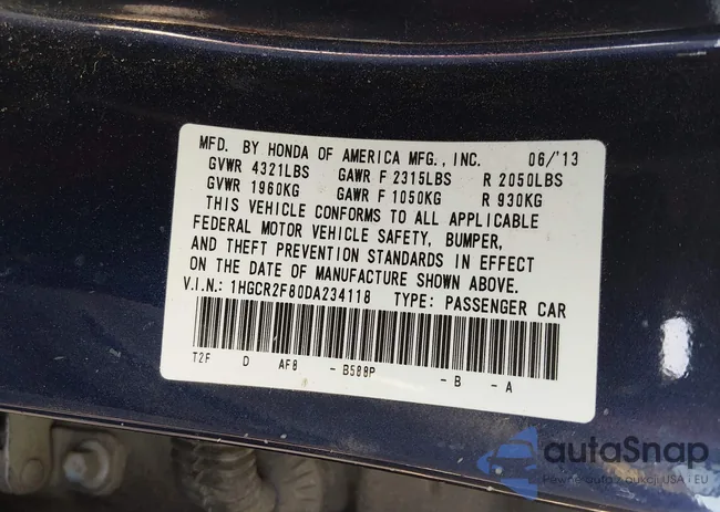 1HGCR2F80DA234118: 44376622