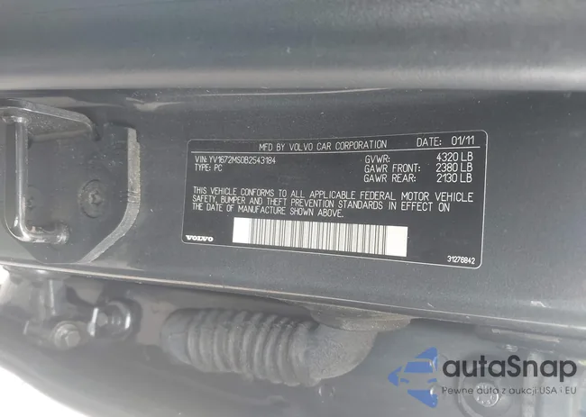 YV1672MS0B2543184: 44376717