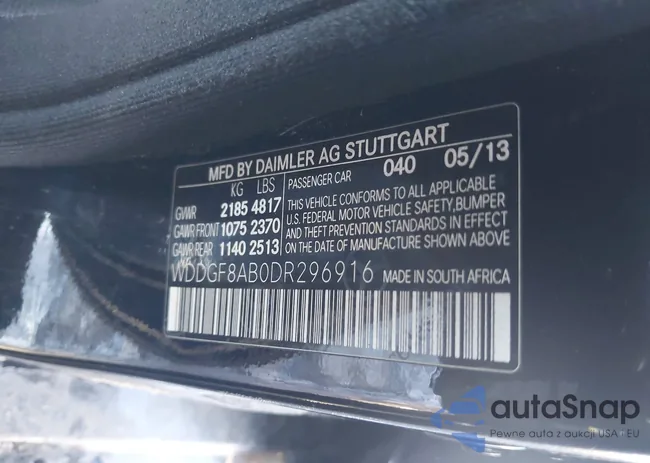 WDDGF8AB0DR296916: 44377915