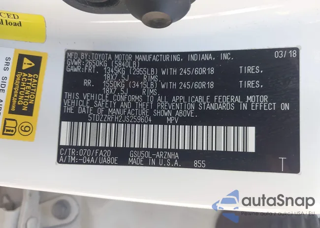 5TDZZRFH2JS259604: 44378070