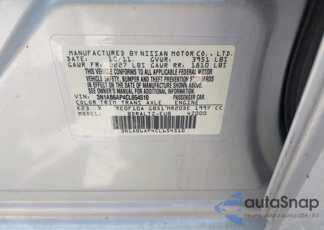 3N1AB6AP4CL654510: 44378149