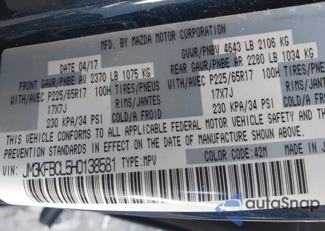 JM3KFBCL5H0138581: 44378197