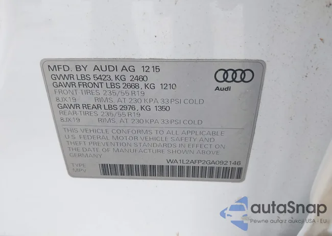 WA1L2AFP2GA092146: 44377726