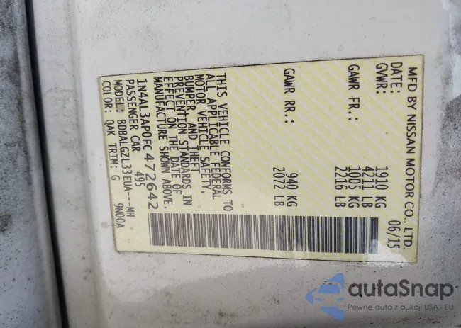 1N4AL3AP0FC472642: 44377748