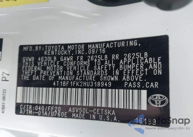 4T1BF1FK2HU318949: 44377860