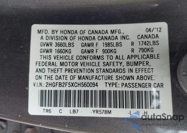 2HGFB2F5XCH560094: 44379021