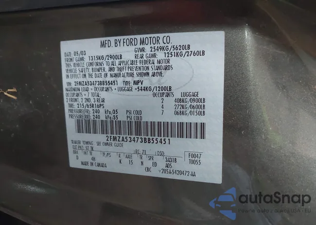 2FMZA53473BB55451: 44379081