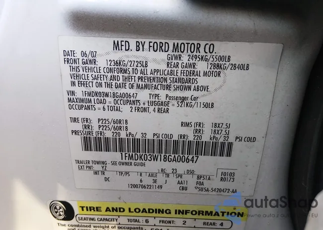 1FMDK03W18GA00647: 44379149