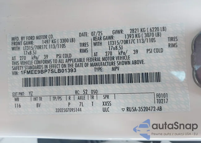 1FMEE9BP7SLB01393: 44378549