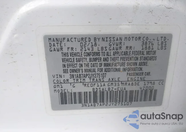 3N1AB7AP2JY275107: 44378587