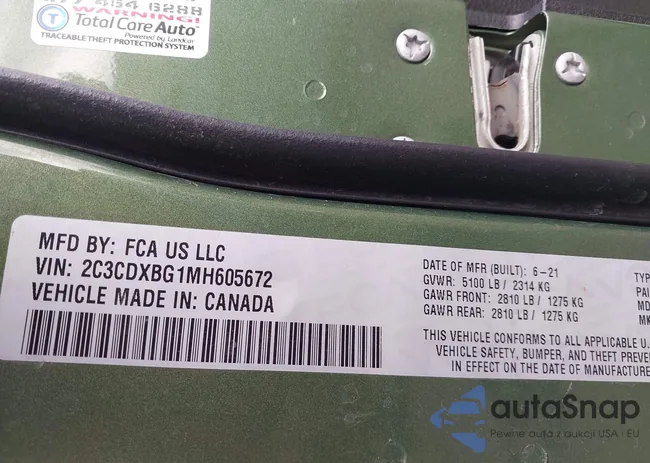 2C3CDXBG1MH605672: 44380053