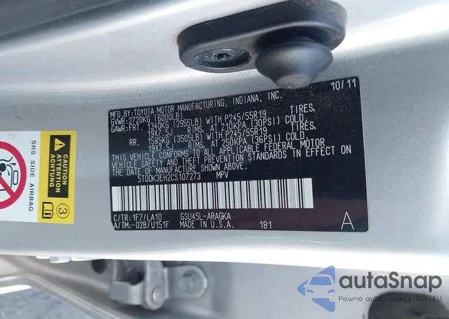 5TDDK3EH2CS107273: 44380080