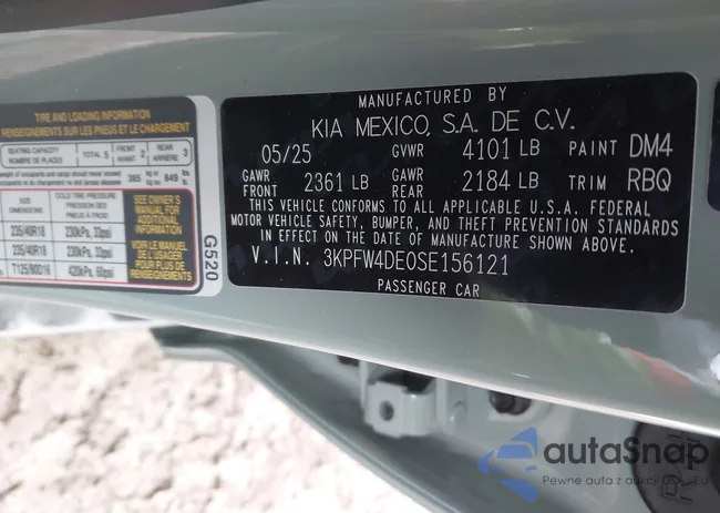 3KPFW4DE0SE156121: 44380086