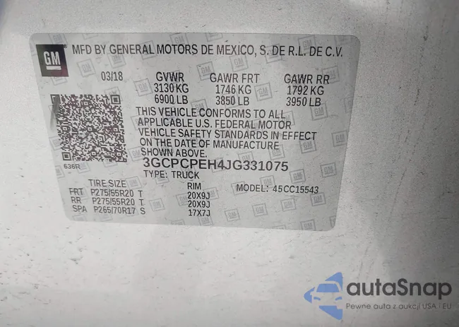 3GCPCPEH4JG331075: 44380161